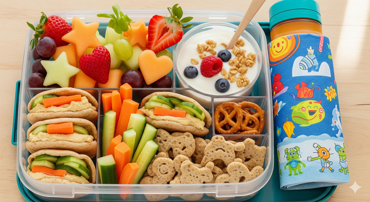 Lancheira nutritiva: como preparar lanches saudáveis que as crianças vão adorar